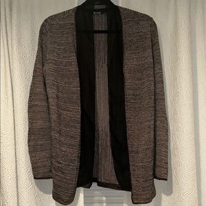 NIC+ZOE Black Brown Gold Sparkly Fancy Cardigan XL